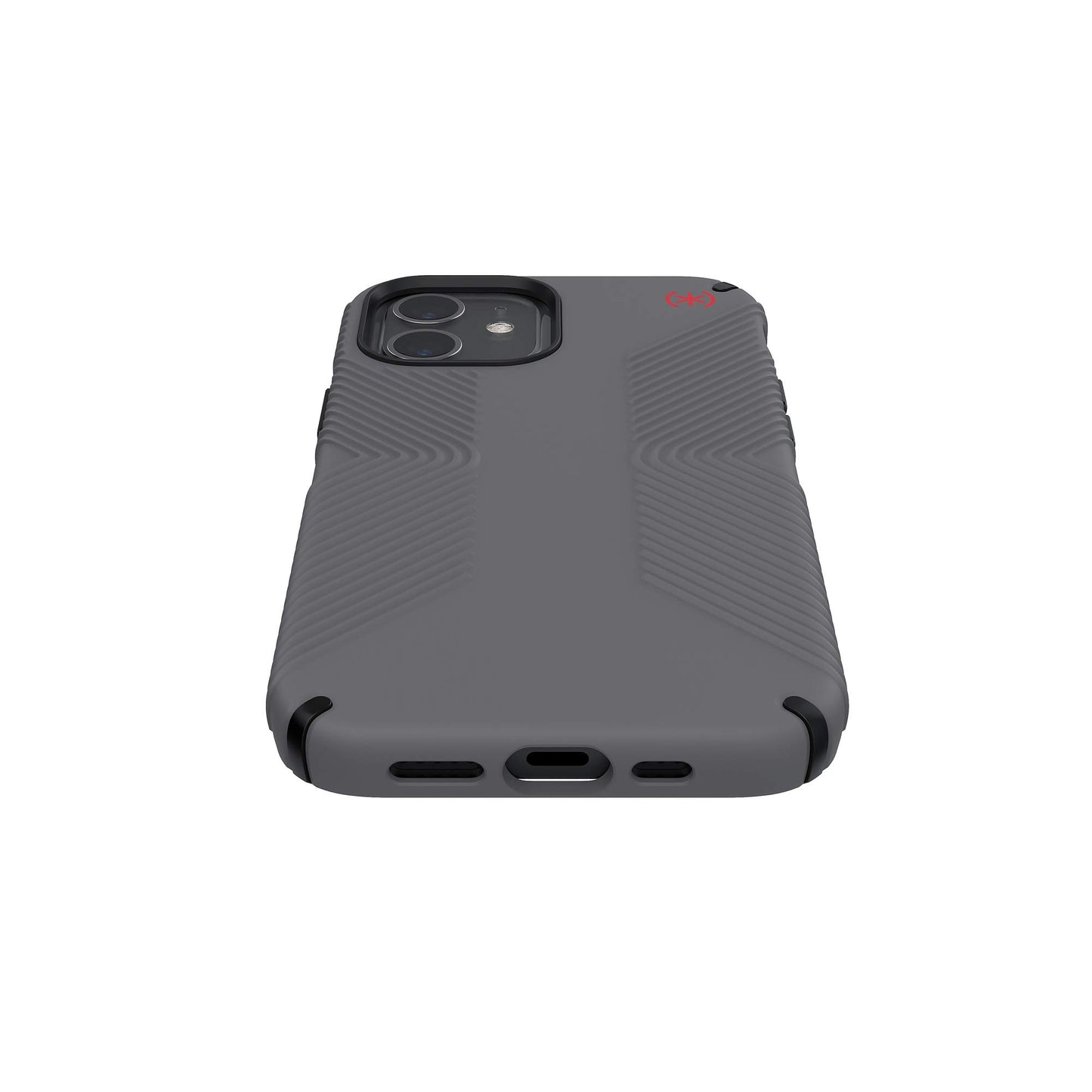 Speck iPhone 12 Case - Drop Protection Fits iPhone 12 Pro & iPhone 12 Phones - Scratch Resistant, Slim Design with Added Grip & Soft Touch Coating - Black, White Presido2
