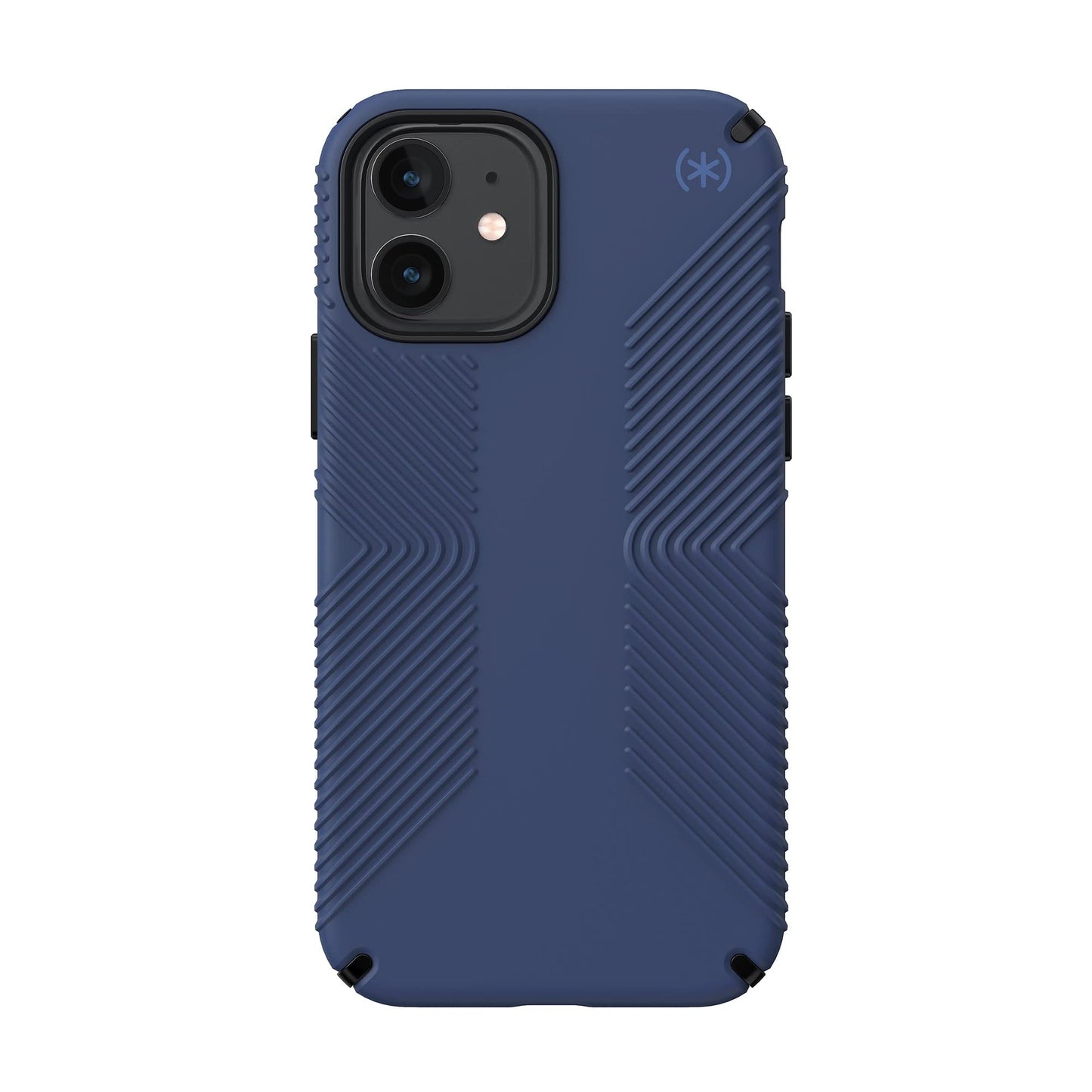 Speck iPhone 12 Case - Drop Protection Fits iPhone 12 Pro & iPhone 12 Phones - Scratch Resistant, Slim Design with Added Grip & Soft Touch Coating - Black, White Presido2