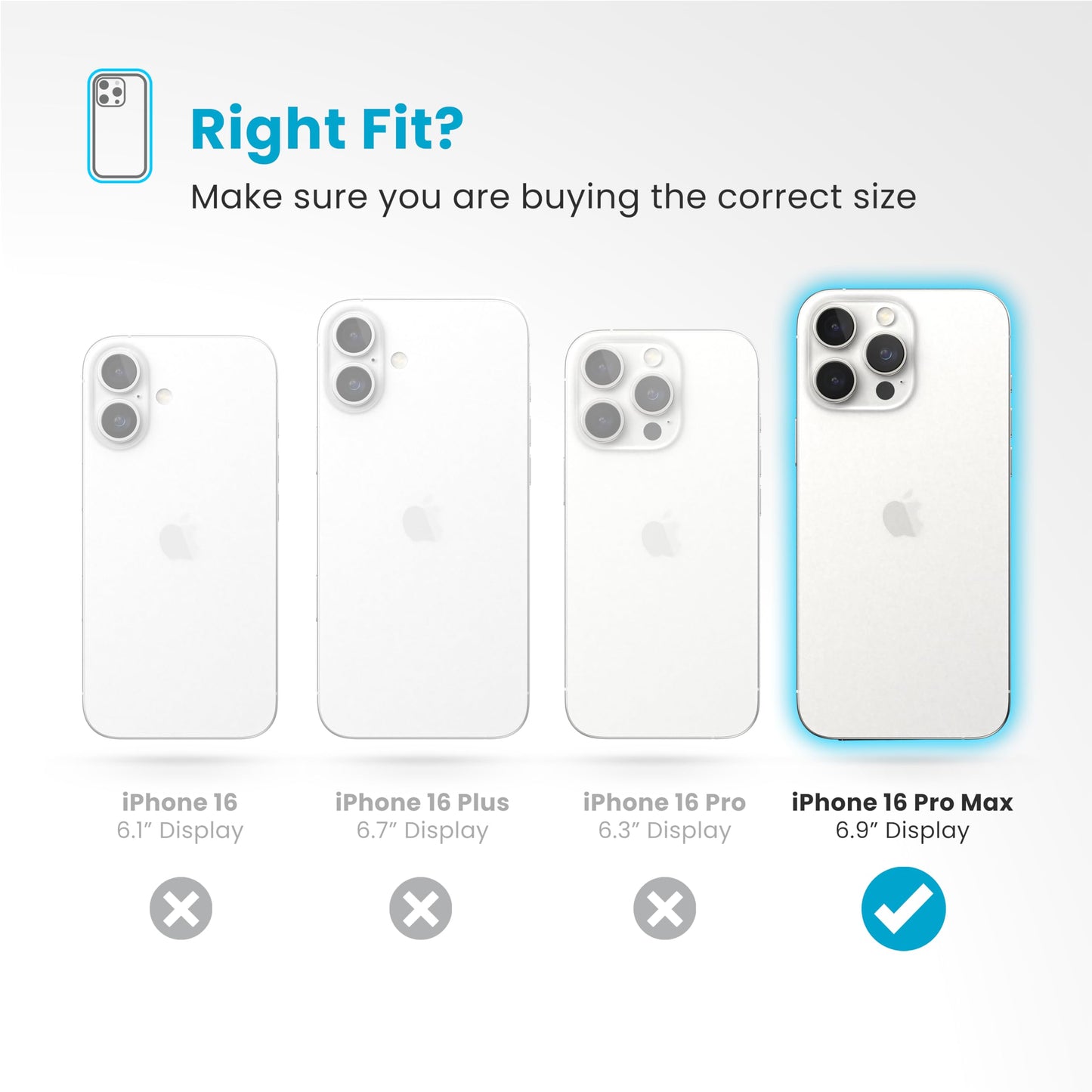 Speck Presidio Perfect Clear iPhone 16 Pro Case - Slim Phone Case