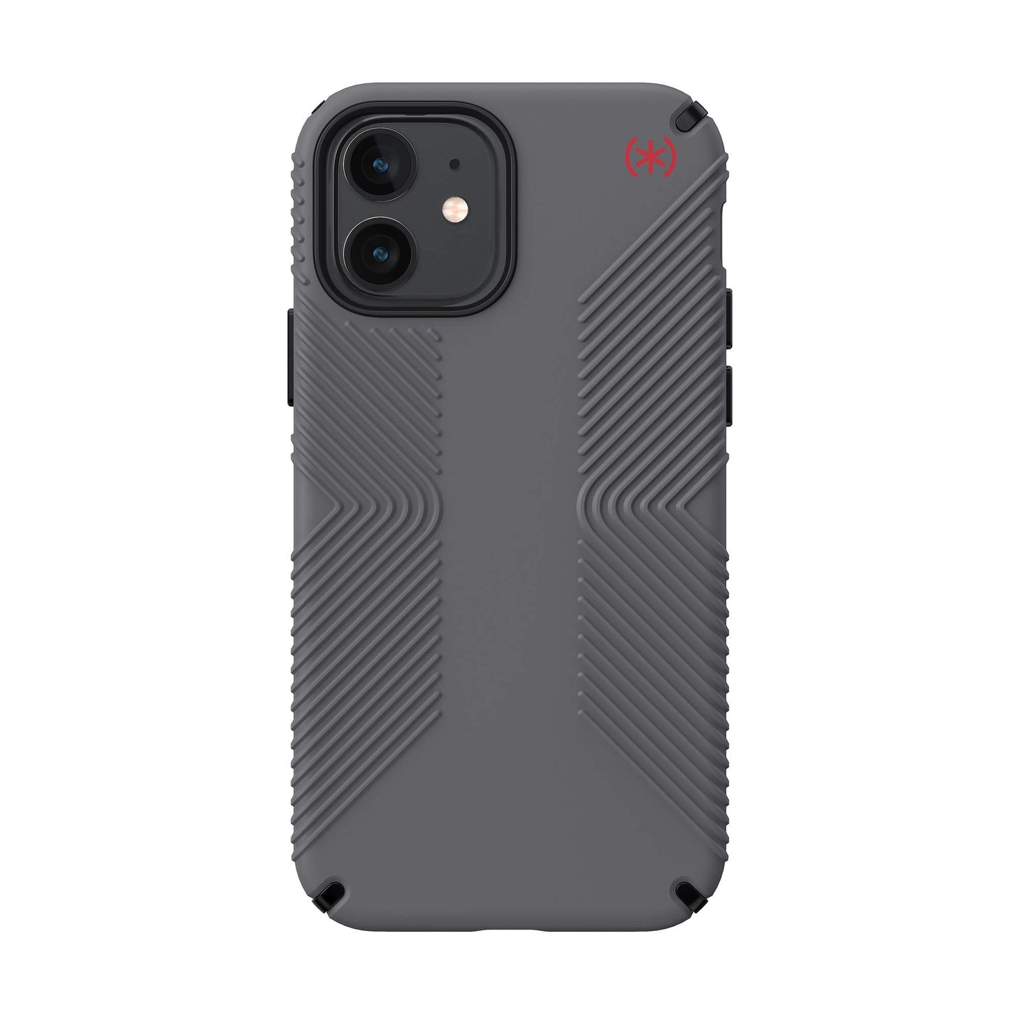Speck iPhone 12 Case - Drop Protection Fits iPhone 12 Pro & iPhone 12 Phones - Scratch Resistant, Slim Design with Added Grip & Soft Touch Coating - Black, White Presido2