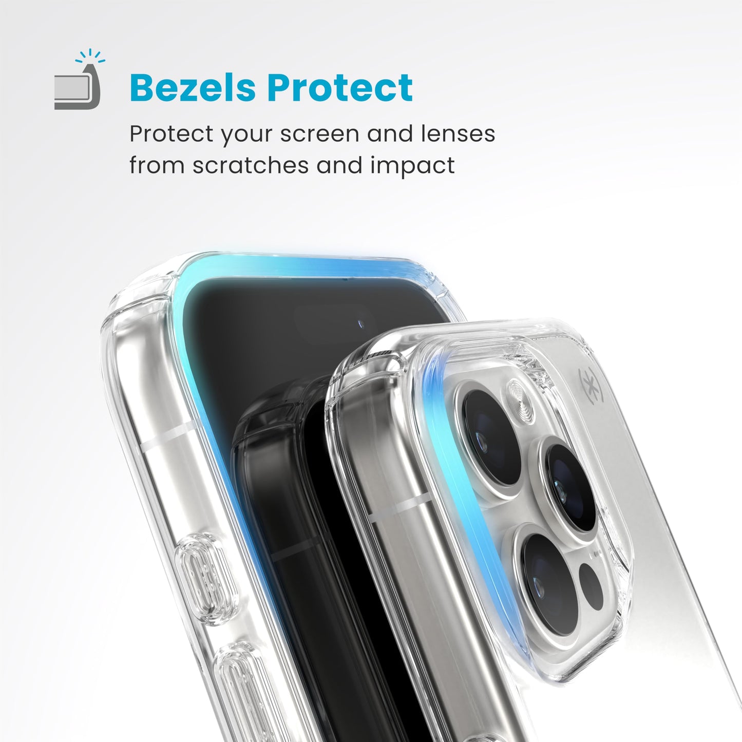 Speck Presidio Perfect Clear iPhone 16 Pro Case - Slim Phone Case