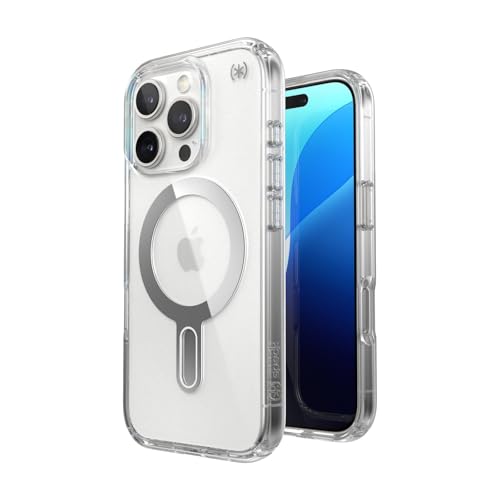 Speck Presidio Perfect Clear iPhone 16 Pro Case - Slim Phone Case