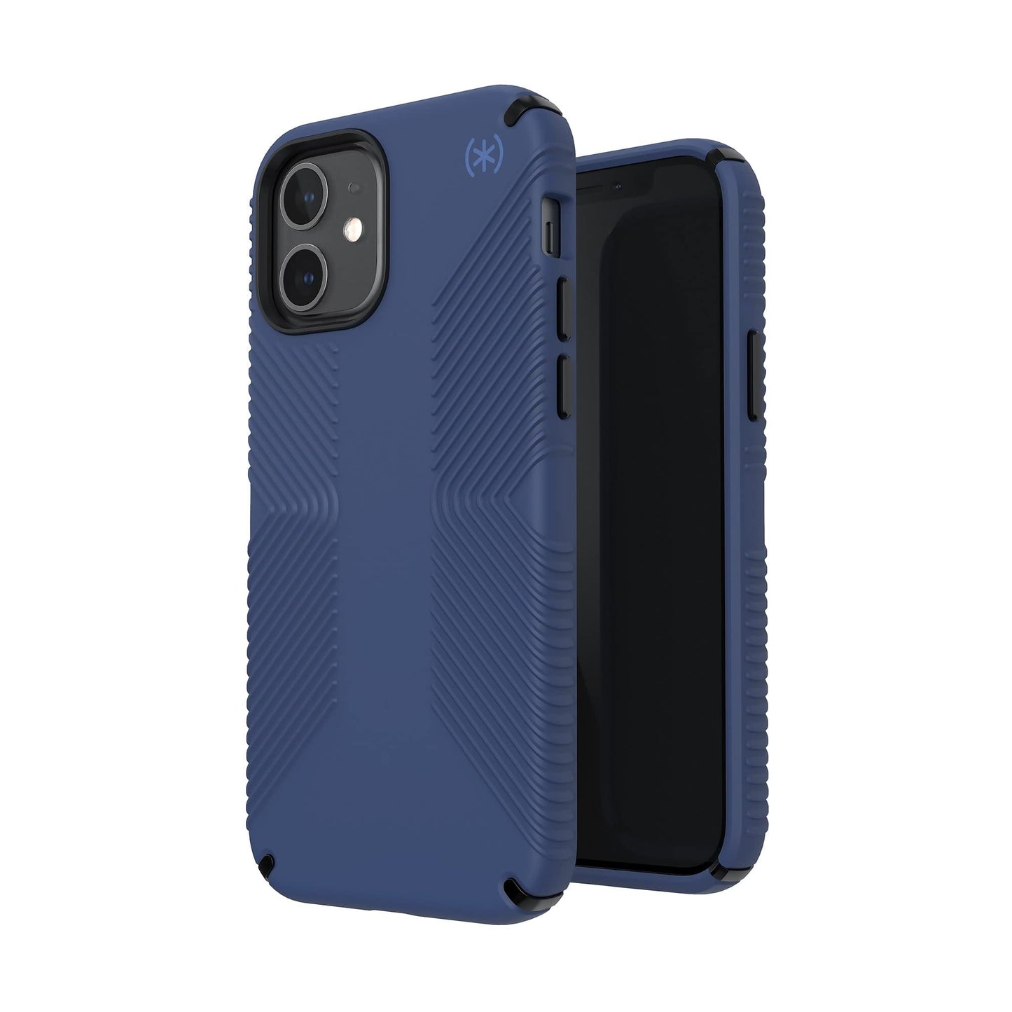 Speck iPhone 12 Case - Drop Protection Fits iPhone 12 Pro & iPhone 12 Phones - Scratch Resistant, Slim Design with Added Grip & Soft Touch Coating - Black, White Presido2