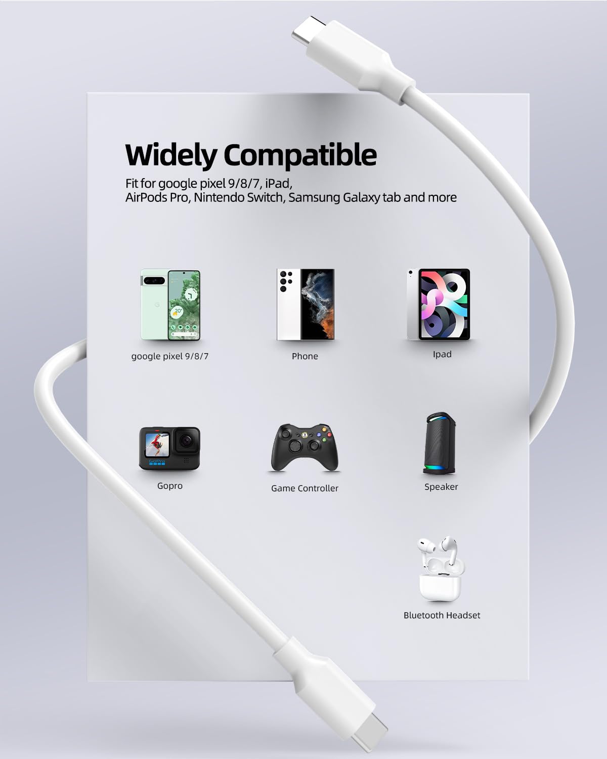 30W Fast Charging Fit for Google Pixel Charger Pixel 9 9 Pro 9 Pro XL Fold 8 8 Pro 8a 7 7a 7 Pro 6 6a 6 Pro Phone Quick Rapid Wall Power Cord with 6Ft USB C Cable