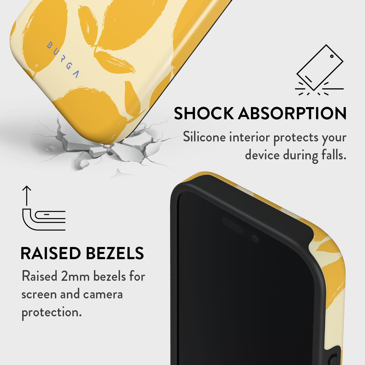 Phone Case for iPhone 16 Pro Max - Cute, Trendy, Aesthetic, Pattern Phone Cover, Hard Shell Protection - fits Apple iPhone 16 Pro Max Case for Women Men, Lemon Tart