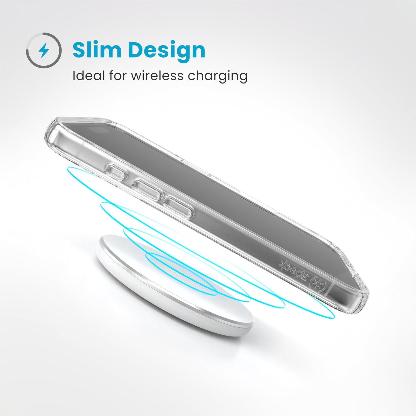 Speck Presidio Perfect Clear iPhone 16 Pro Case - Slim Phone Case