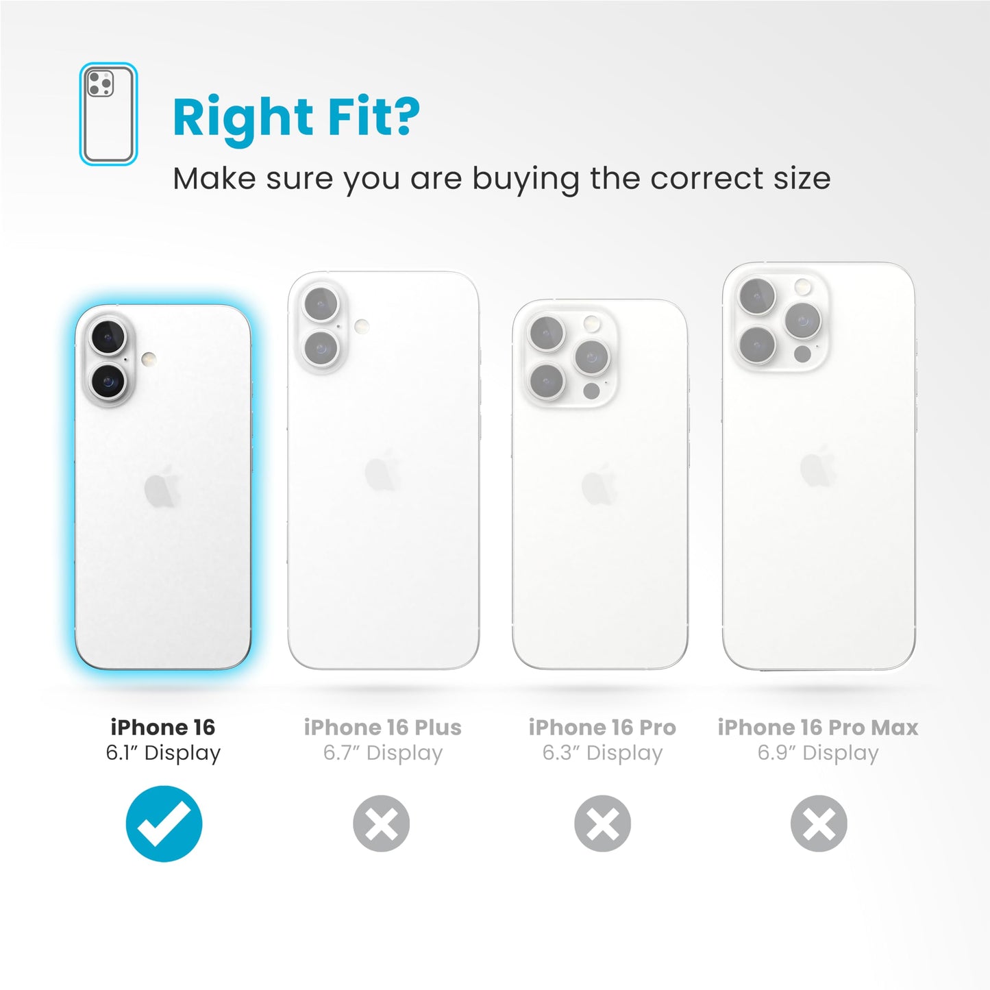 Speck Presidio Perfect Clear iPhone 16 Pro Case - Slim Phone Case