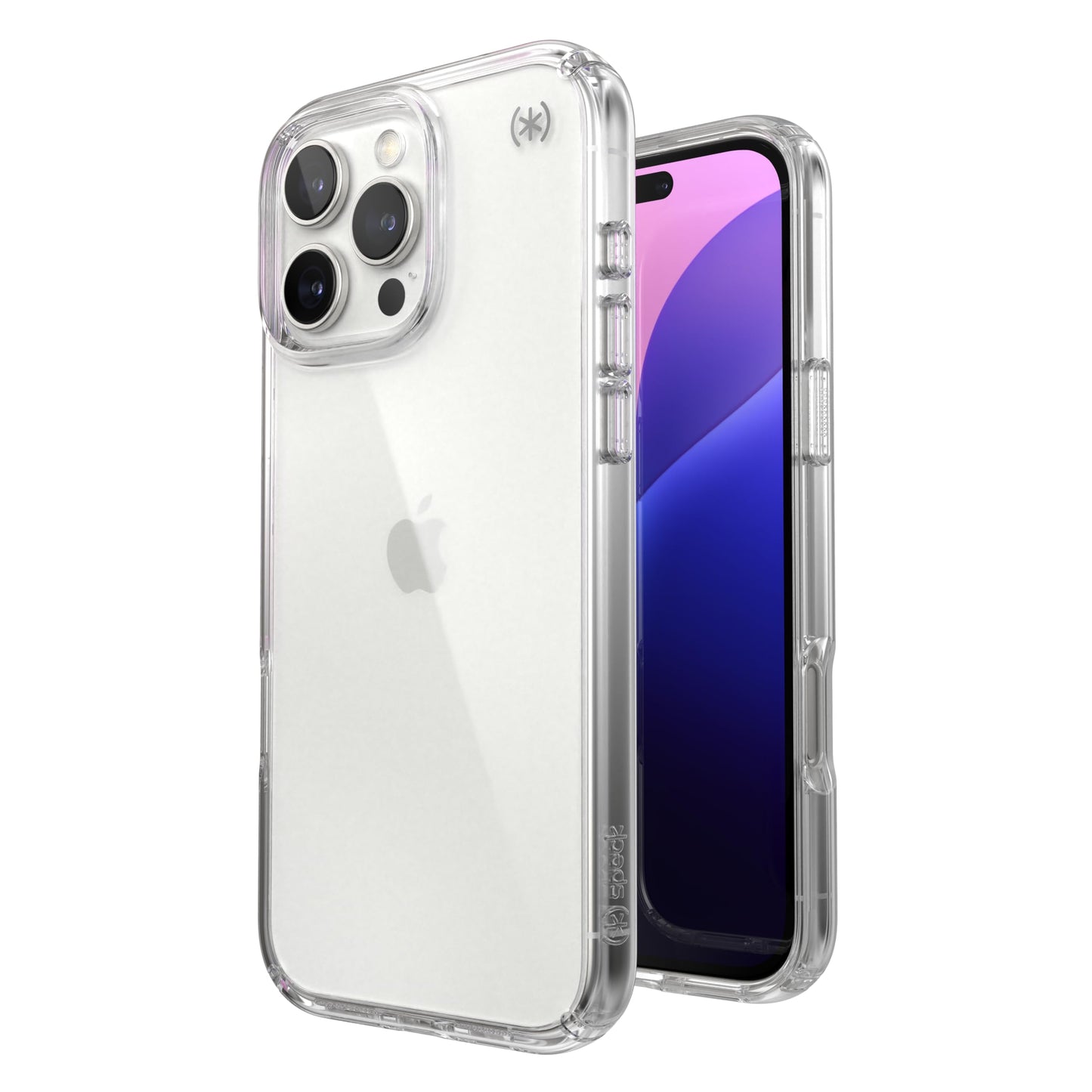 Speck Presidio Perfect Clear iPhone 16 Pro Case - Slim Phone Case