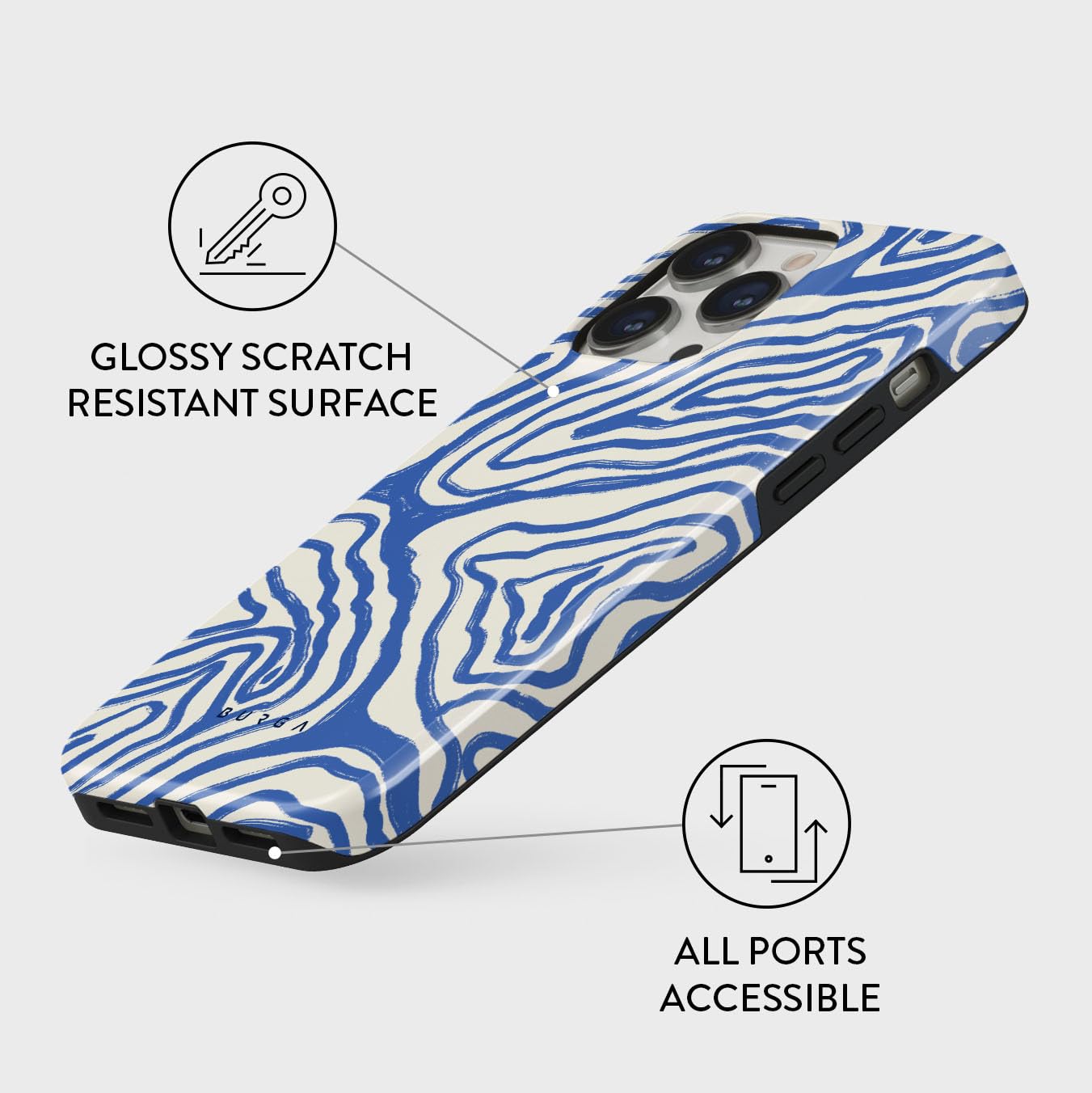 Phone Case for iPhone 16 Pro Max - Cute, Trendy, Aesthetic, Pattern Phone Cover, Hard Shell Protection - fits Apple iPhone 16 Pro Max Case for Women Men, Lemon Tart