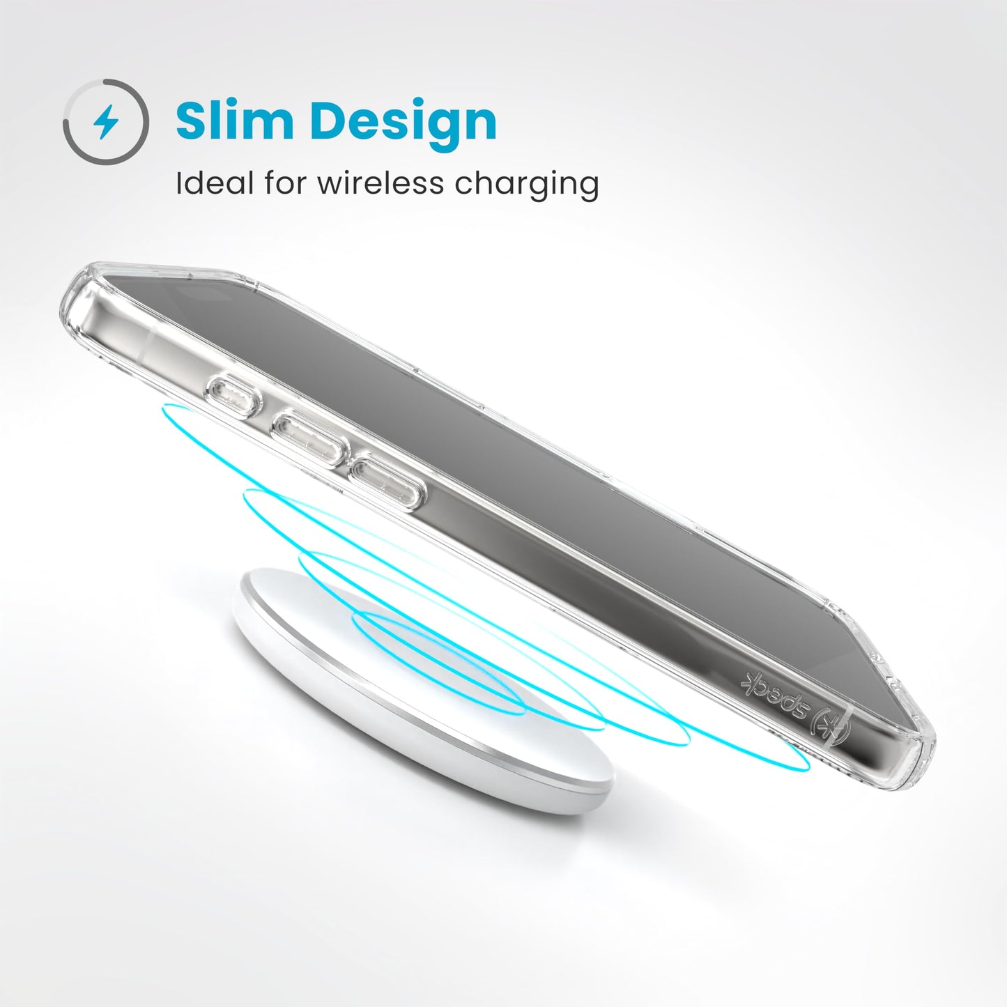 Speck Presidio Perfect Clear iPhone 16 Pro Case - Slim Phone Case