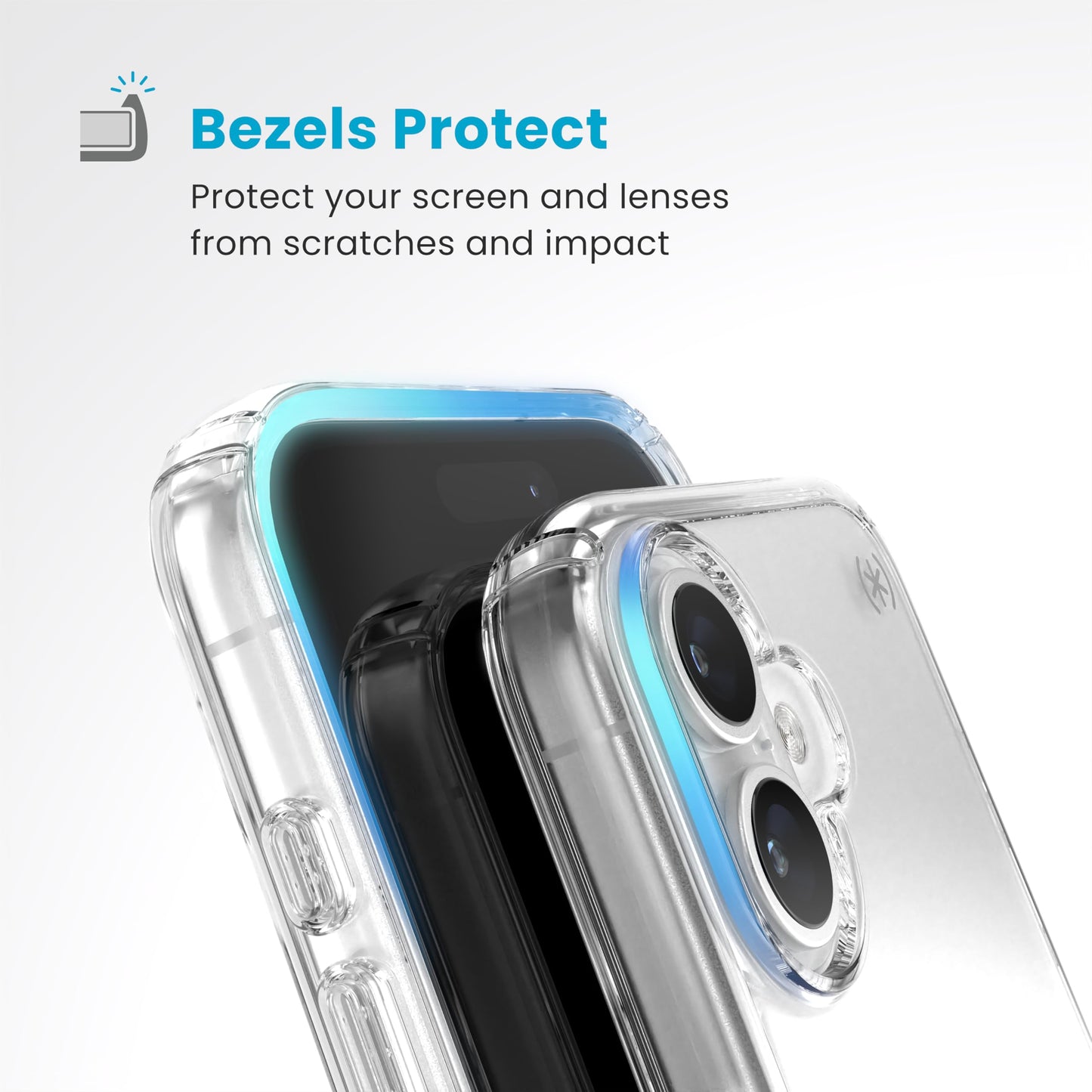 Speck Presidio Perfect Clear iPhone 16 Pro Case - Slim Phone Case